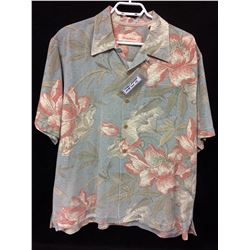 TOMMY BAHAMA SILK SHIRT (SIZE XL)