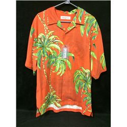 TOMMY BAHAMA SILK SHIRT (SIZE L)