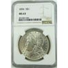 Image 2 : 1896-P Morgan Silver Dollar  NGC MS63