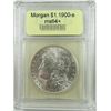 Image 2 : 1900-S Morgan Silver Dollar  USGC MS
