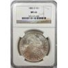 Image 2 : 1885-O Morgan Silver Dollar  NGC MS66