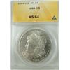 Image 2 : 1884-O Morgan Silver Dollar  ANACS MS64