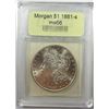 Image 2 : 1881-S Morgan Silver Dollar  USCG MS
