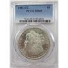 Image 2 : 1881-CC Morgan Silver Dollar  PCGS MS65