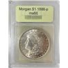 Image 2 : 1886-P Morgan Silver Dollar  USCG MS