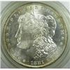 Image 1 : 1881-S Morgan Silver Dollar  PCGS MS65
