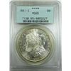 Image 2 : 1881-S Morgan Silver Dollar  PCGS MS65