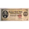 1922 $100 Gold Certificate