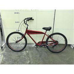 RED NERVE 7 SPEED CRUISER BIKE