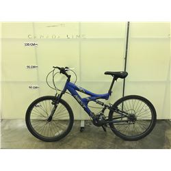 BLUE NEXT SUSPECT 24 FULL SUSPENSION MOUNTAIN BIKE