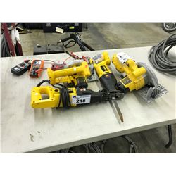 ASSORTED DEWALT POWER TOOLS