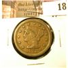 Image 1 : 1853 U.S. Large Cent, VF.
