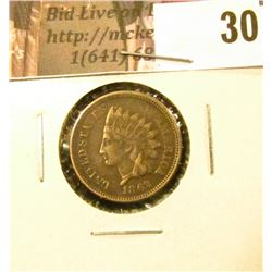 1862 U.S. Indian Cent, VG-EF.
