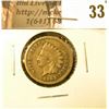 Image 1 : 1863 U.S. Indian Cent, VG.