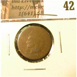 1867 U.S. Indian Head Cent, AG-G.