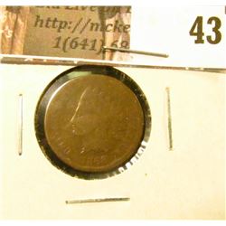 1868 U.S. Indian Head Cent, AG-G.