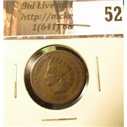 1878 U.S. Indian Head Cent, Good-Very Good.