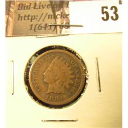 1894 U.S. Indian Head Cent, Very Good.