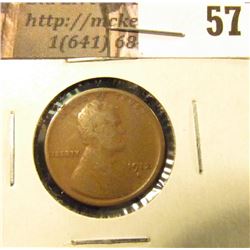 1912 S Lincoln Cent, VG.
