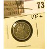 Image 1 : 1838 U.S. Seated Liberty Half Dime, small stars, VF+.
