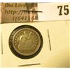 Image 1 : 1853 arrows U.S. Seated Liberty Half Dime, VF,