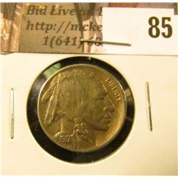 1917 D Buffalo Nickel, EF.