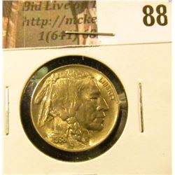 1938 D Buffalo Nickel. Uncirculated with natural toning.