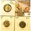 Image 1 : (3) BU Jefferson Nickels: 1938D, 49S, & 50 P.