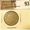 Image 1 : 1853 P U.S. Seated Liberty Dime with Arrows, VG.