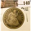 Image 1 : 1859 O   U.S. Seated Liberty Half Dollar, VG, dig on reverse.