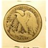 Image 2 : 1916 D Walking Liberty Half Dollar, Good, rim cut on obverse.