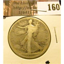 1916 S Walking Liberty Half Dollar, Good.