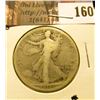 Image 1 : 1916 S Walking Liberty Half Dollar, Good.