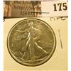 Image 1 : 1920 S Walking Liberty Half Dollar, Fine.