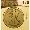 Image 1 : 1921 S Walking Liberty Half Dollar,  AG.
