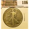 Image 1 : 1929 S Walking Liberty Half Dollar, Fine-VF.