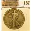 Image 1 : 1933 S Walking Liberty Half Dollar, Fine-VF.