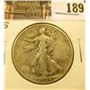Image 1 : 1934 S Walking Liberty Half Dollar, F-VF.