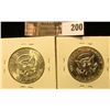 Image 2 : 1970 D BU & 1970 S Proof Kennedy Half Dollars.