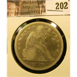 1870 P U.S. Seated Liberty Dollar, VG.