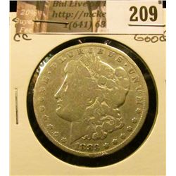 1883 CC Morgan Silver Dollar, Good.