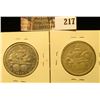 Image 2 : (2) 1893 EF-AU Columbian Exposition Commemorative Half Dollars.