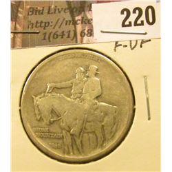 1925 Stone Mountain  Commemorative Half Dollar, F-VF.