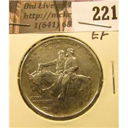 1925 Stone Mountain  Commemorative Half Dollar, EF.