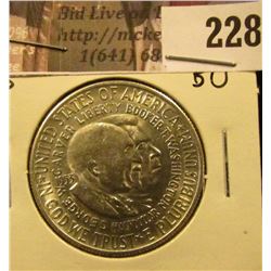 1953 S Washington/Carver Silver Commemorative Half Dollar, Brilliant Uncirculated.