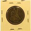 Image 2 : 1886 U.S. Liberty Seated Dime Love Token reverse. EF.