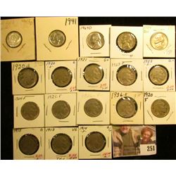 1913 P Type One Good, 14P G, 15P G, 20P F, D VG, S G, 21P G, 23P G, S G, 24P G, 25P G, 26P G, 36 S F