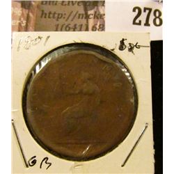 1801 Great Britain One Penny.