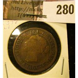 1859 VG Canada Large Cents.