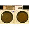 Image 1 : 1909 & 1911 Canada Large Cents, VF.
